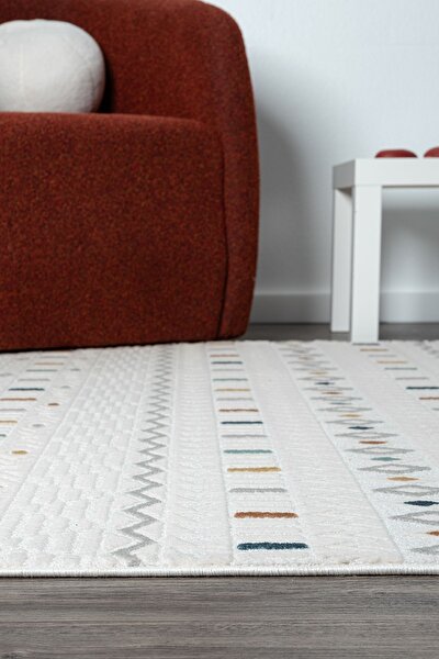 Picture of Koza Carpet Koza Hayad Lyon Multi Carpet A0623A Living Room Sitting Room Bedroom Corridor Machine Carpet 200 x 290