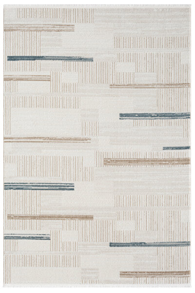 Picture of Koza Carpet Koza Hayad Helsinki A0927C Mink Blue Living Room Sitting Room Bedroom Corridor Machine Carpet 200x290