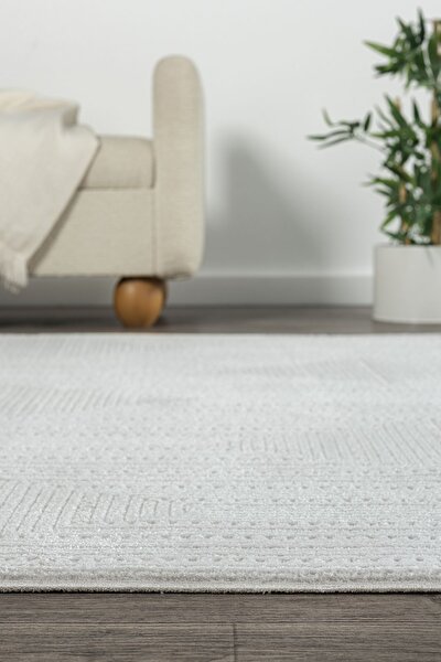 Picture of Koza Carpet Koza Hayad Helsinki A0936D Gray Living Room Sitting Room Bedroom Corridor Machine Carpet 200x290