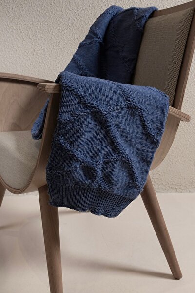 Picture of Koza Home Espuma De Mar Indigo Single Blanket 160x220 37141 Single