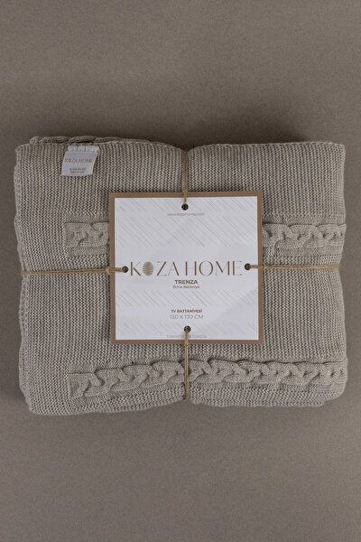 Picture of Koza Home Trenza Mink TV Blanket 130x170 15037 130 x 170