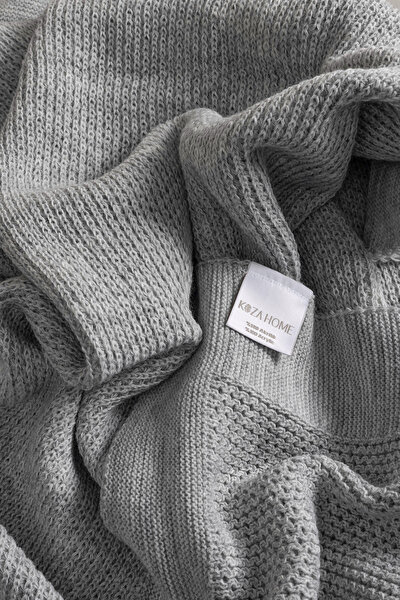 Picture of Koza Home Miel Gray Acrylic Children's Blanket 33661 80x100 KH-33661 80 x 100