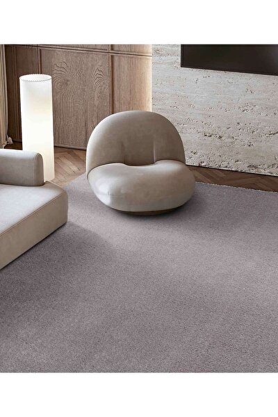 Picture of Koza Halı Maze Plain Coffee Non-Slip Based Plush Carpet 19875 50 x 80