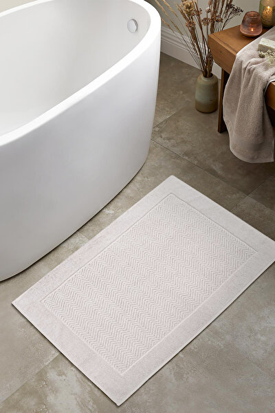 Picture of Koza Home Tilos Jacquard Foot Towel Gray 50x80 2223 50 x 80