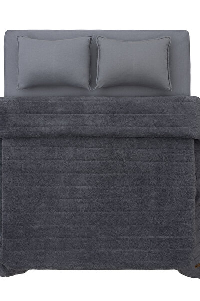 Picture of Koza Home Koza Lun Gray Bedspread Set Double 9083 230 x 240 230 x 240