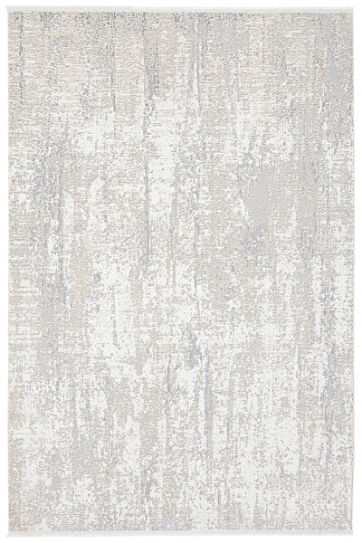 Picture of Koza Carpet Koza Hayad Gray Carpet Living Room and Sitting Room Bedroom Corridor Machine Carpet 51456D 80 x 150