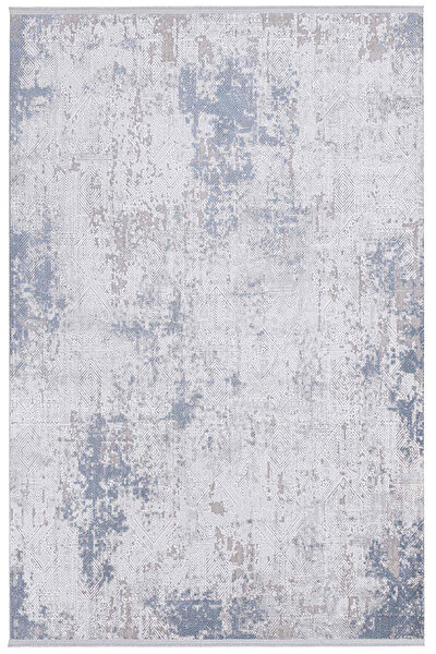 Picture of Koza Carpet Koza Hayad Aris Blue Carpet Living Room Sitting Room Bedroom Corridor Machine Carpet 46156H 80 x 150