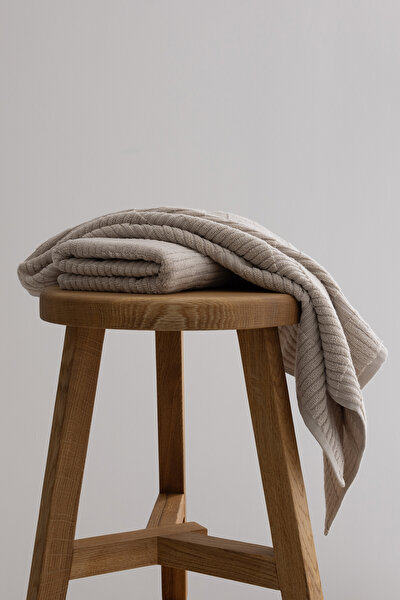 Picture of Koza Home Ivory Beige Bordered Micro Fiber 100% Cotton 2-Piece Hand Face Towel Set 50 X 90 - 50 X 90 1110A 50 x 90 - 50 90