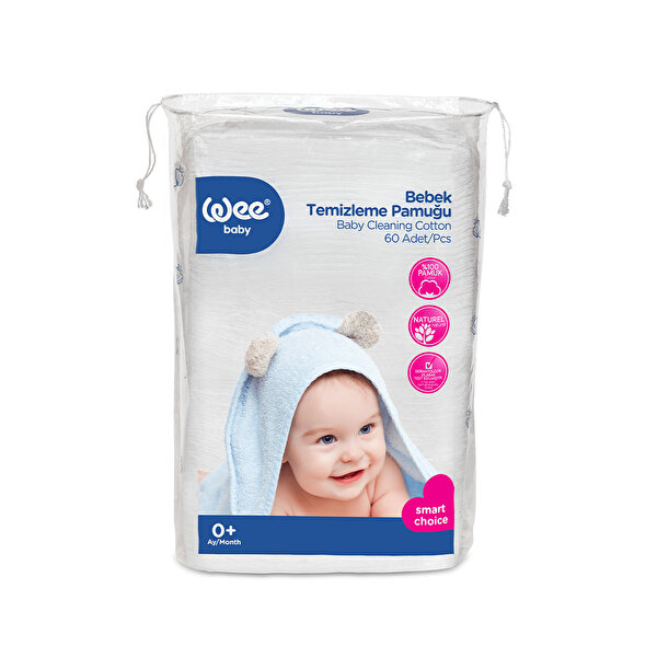 Picture of WeeBaby Baby Cleaning Cotton (60pcs)