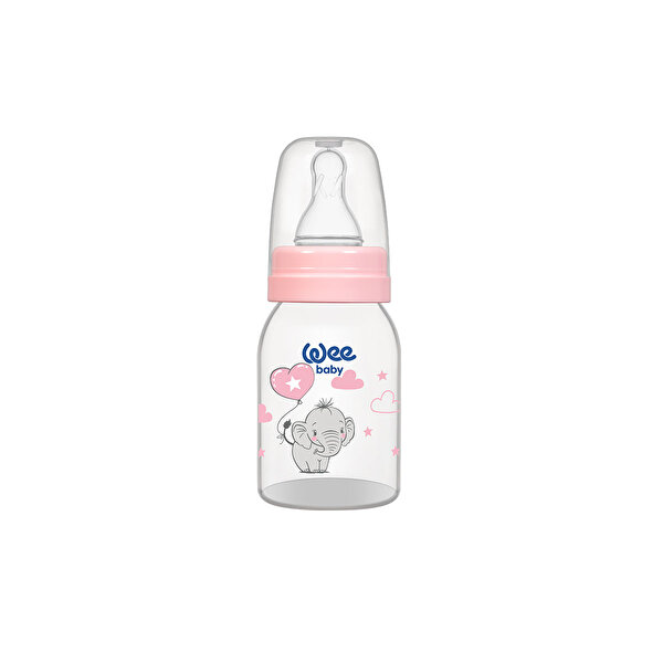 Picture of WeeBaby Classic PP Feeding Bottle 125 ml (silicone nipple No:1.1) 