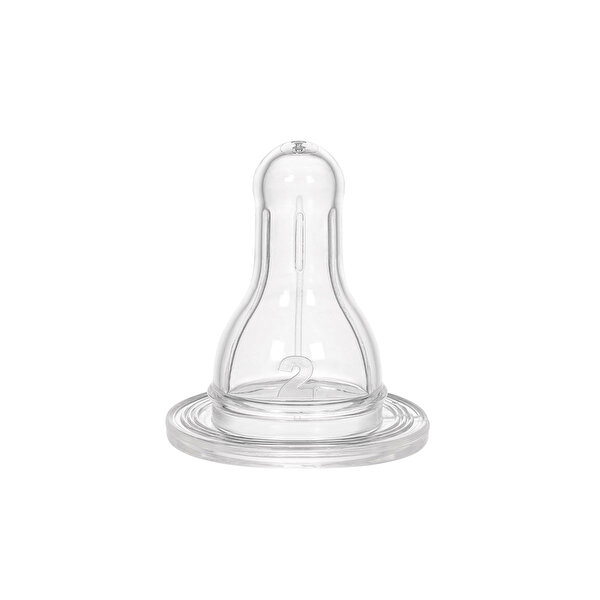 Picture of WeeBaby Silicone Spare Round Teat for Bottle - Normal Flow No:2