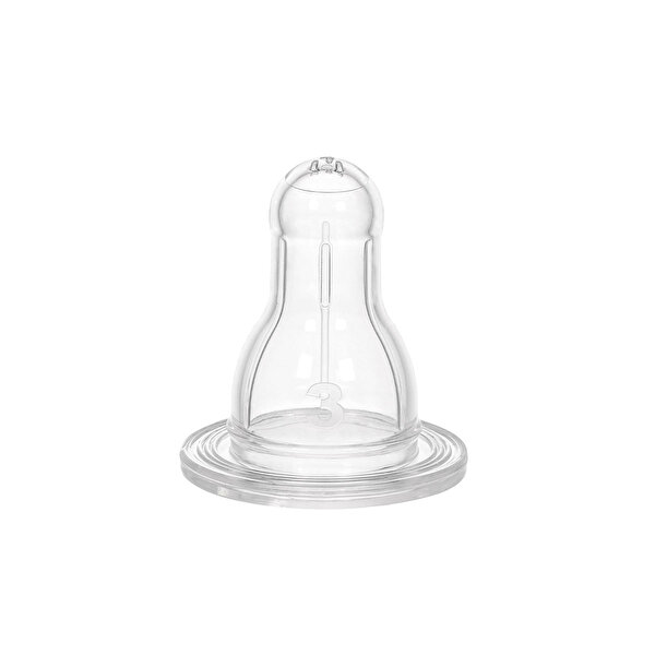 Picture of WeeBaby Silicone Spare Round Teat for Bottle - Intense Flow No:3 