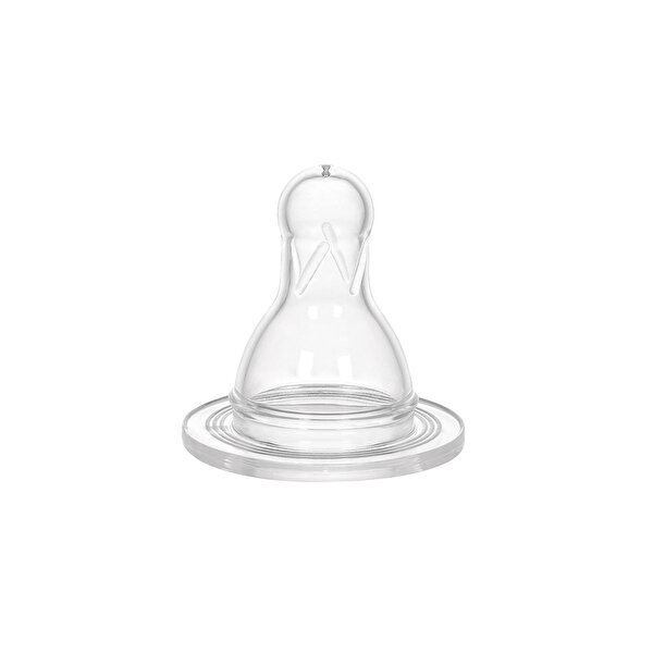 Picture of WeeBaby Silicone Spare Round Teat for Bottle- Low Flow No:1 