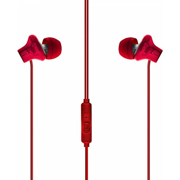 Polosmart FS01 Free Sound Kablolu Kulakiçi Kulaklık Kırmızı. ürün görseli