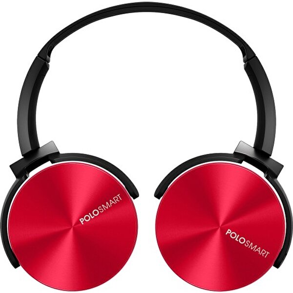 Polosmart FS09 Kablolu Kulaküstü Kulaklık Kırmızı. ürün görseli