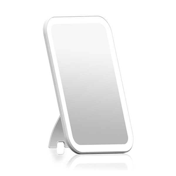 Polosmart PSC20 Şarjlı Led Işıklı Makyaj Aynası Beyaz. ürün görseli